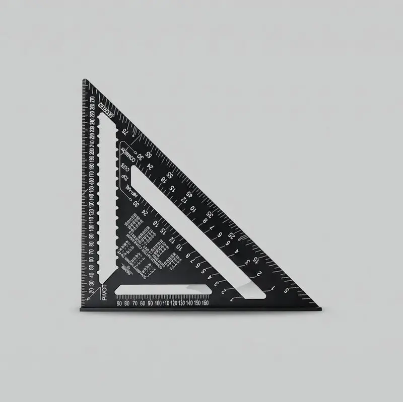 12-Inch Speed Square – Metric Triangular Layout Tool – Squarepro 1