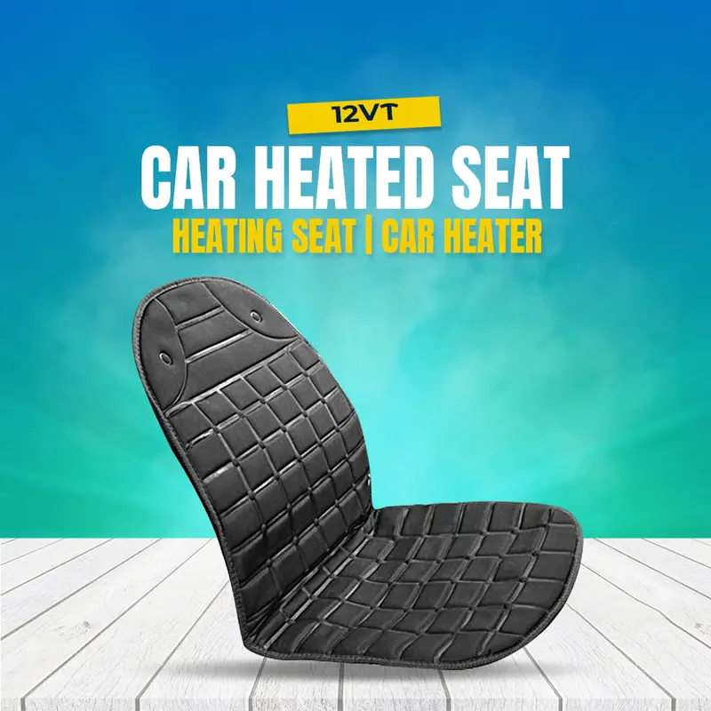 12V Heated Car Seat Cushion – Adjustable-Warmth Auto Seat Cover With Fast Heat-Up 1