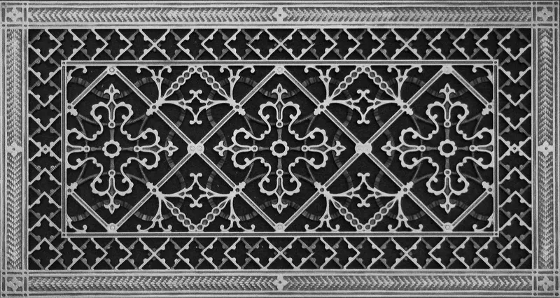 12X24 Magnetic Return Air Grille For Narrow Duct Installations 1