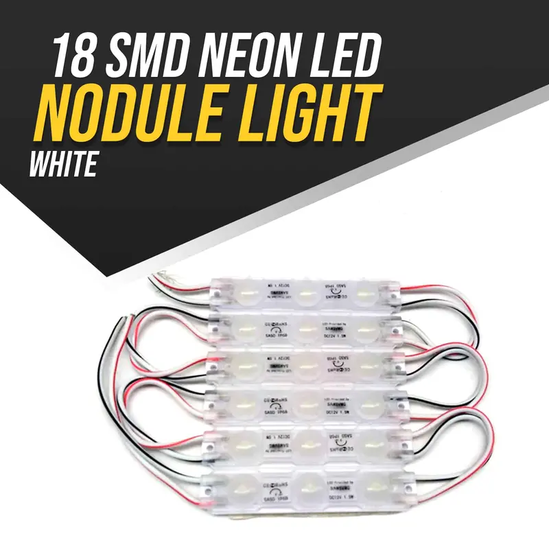 18-Smd White Neon Nodule Led Light – Compact Interior/Exterior Accent Lamp 1