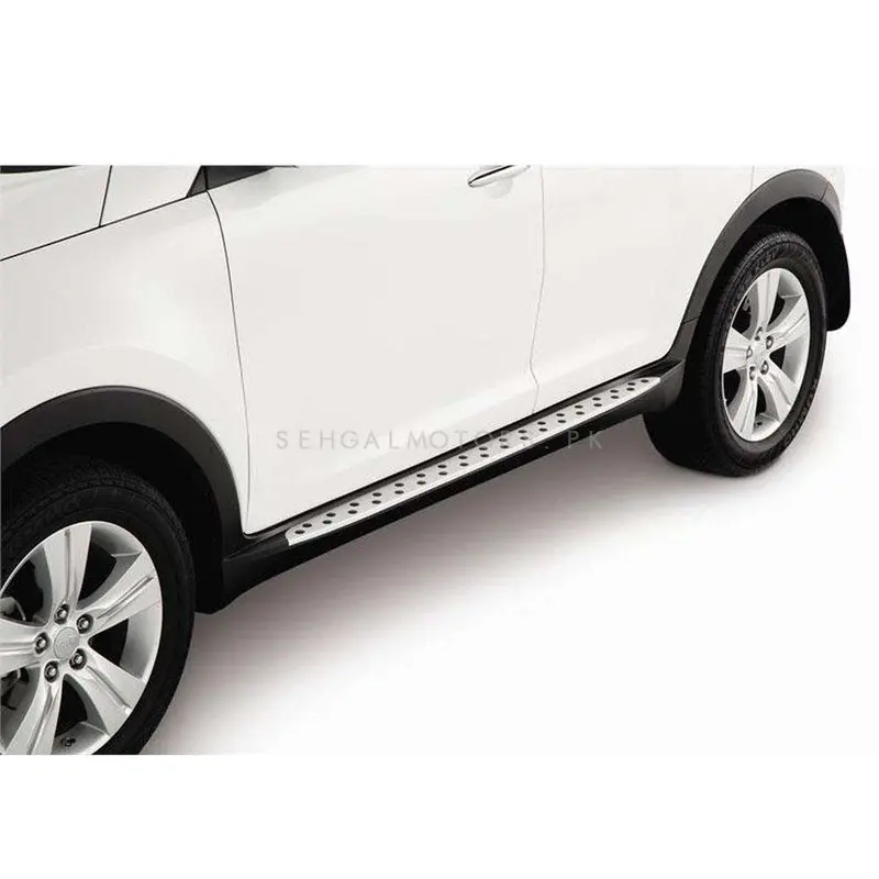 2019–2021 Kia Sportage Textured Dot-Design Side Steps – Non-Slip Aluminum Build 1