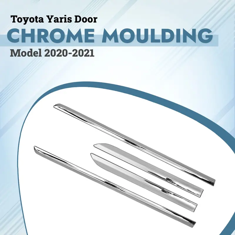 2020–2021 Toyota Yaris Chrome Door Sill Molding – Oem-Style Trim (Part #Ma001662/00836) 1