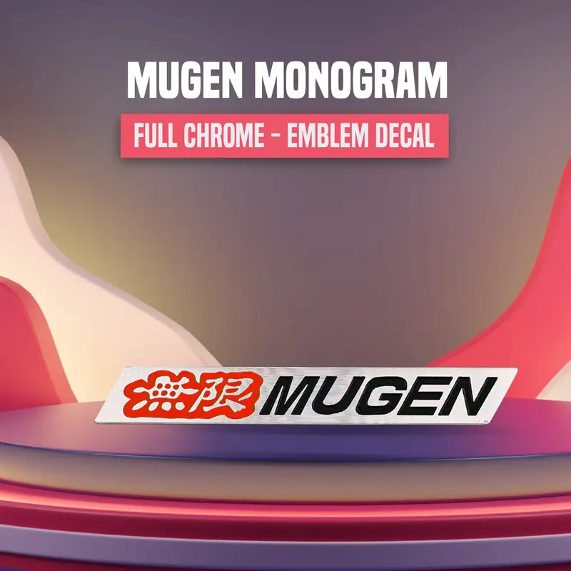 3D Chrome Mugen Logo Metal Mug 1