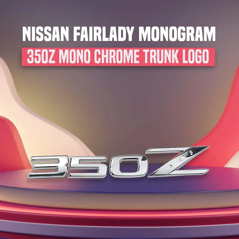 3D Metal 350Z Badge – Nissan Fairlady Z Logo Embellishment 1