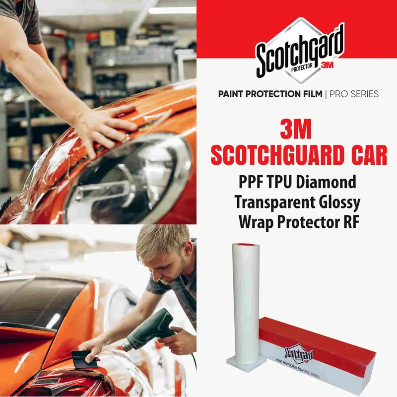 3M Scotchgard Tpu Paint Protection Film – Diamond-Gloss Transparent Wrap (Rf) 1