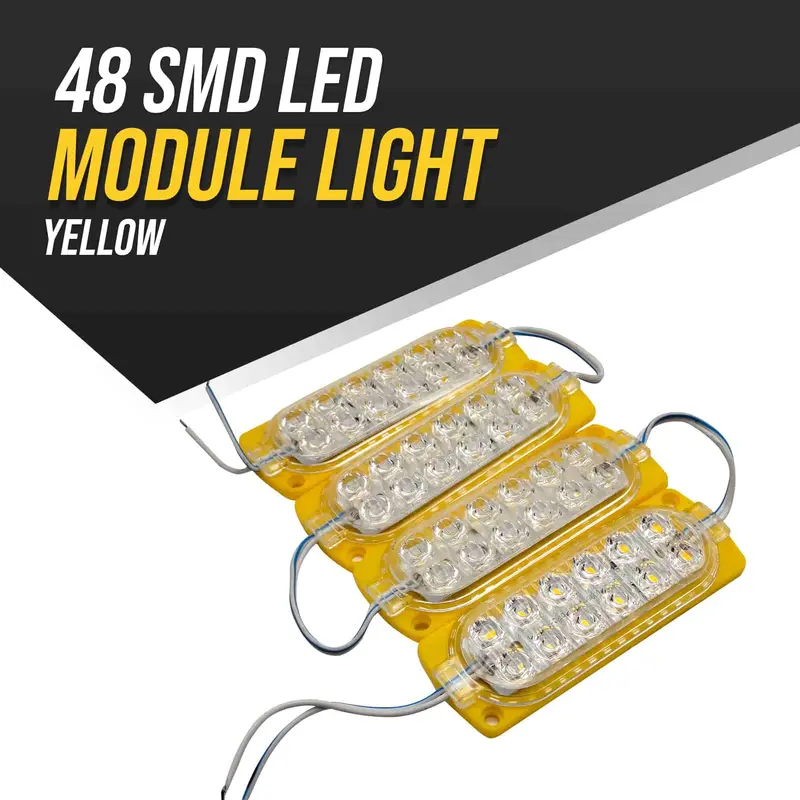 48-Led Yellow Smd Module Light – Uniform Brightness Panel 1