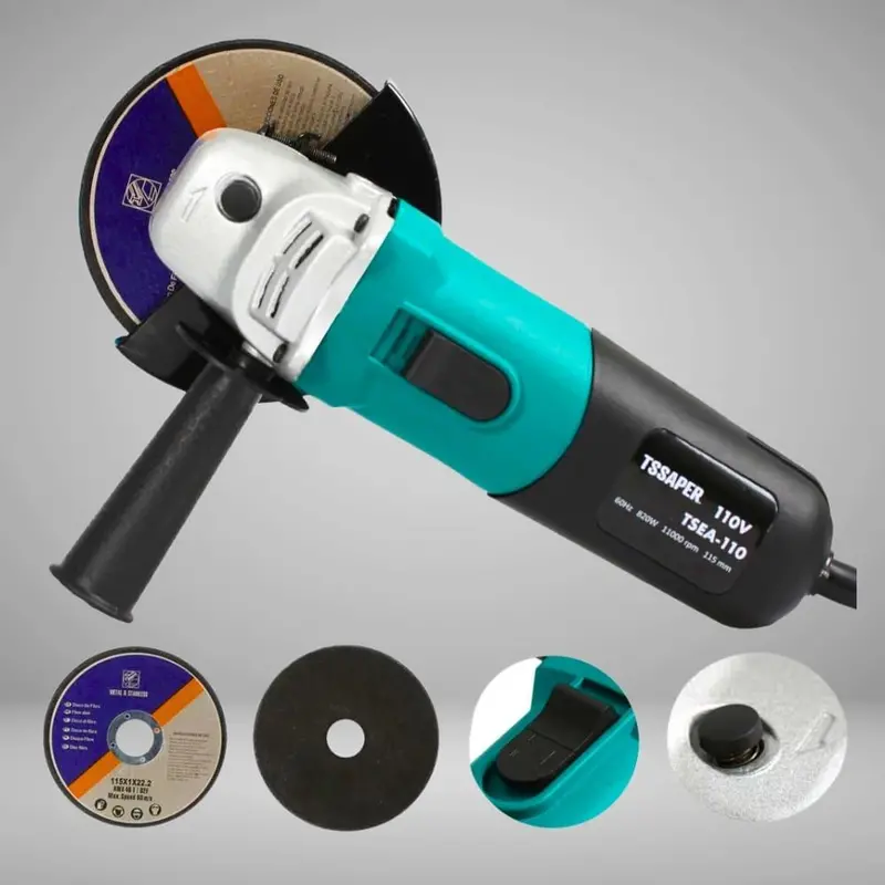 820W 115Mm Angle Grinder & Sander – 11,000 Rpm 1