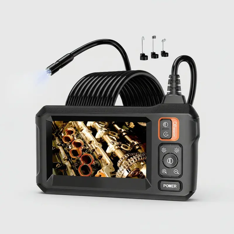 8Mm Full Hd 1080P Borescope Camera – 4.3" Ips Display, Ip67 Waterproof 1
