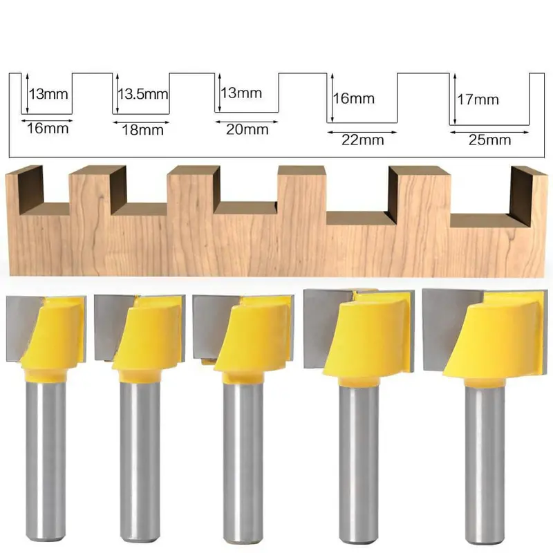 8Mm Shank Wood Planer Router Bit Kit – Routerlevel 1