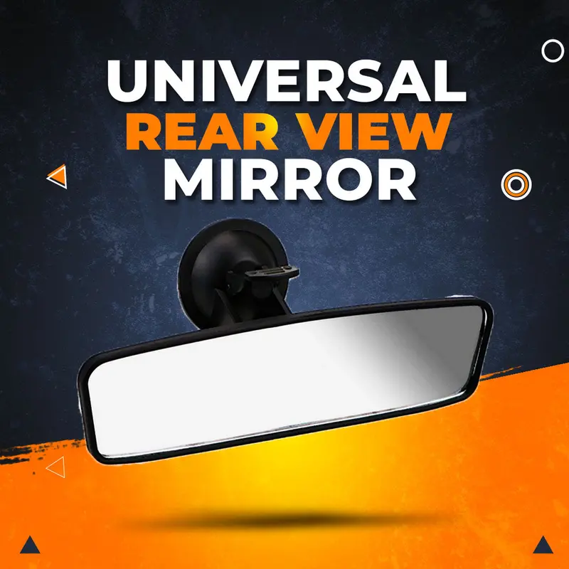 Adjustable Suction Cup Rearview Mirror Mount For Interior Use 1