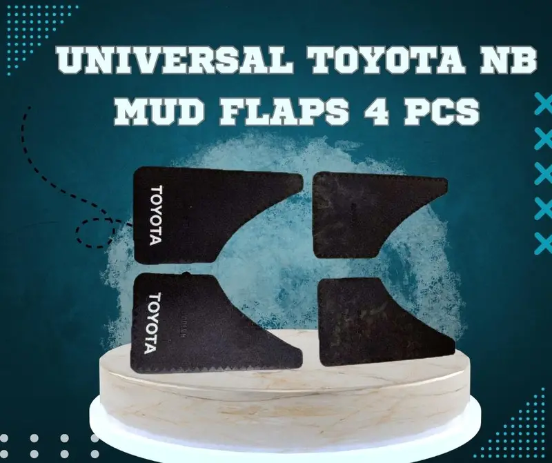 All-Vehicle Mud Flaps – 4-Piece Durable Splash Guard Kit 1