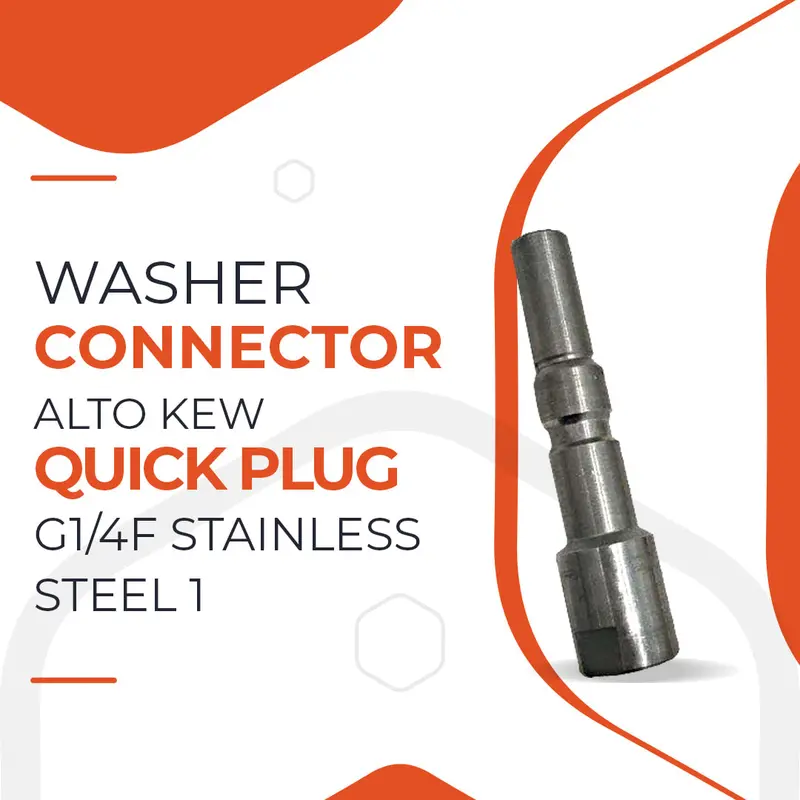 Alto Kew Stainless Steel G1/4F Quick-Plug Washer Connector 1