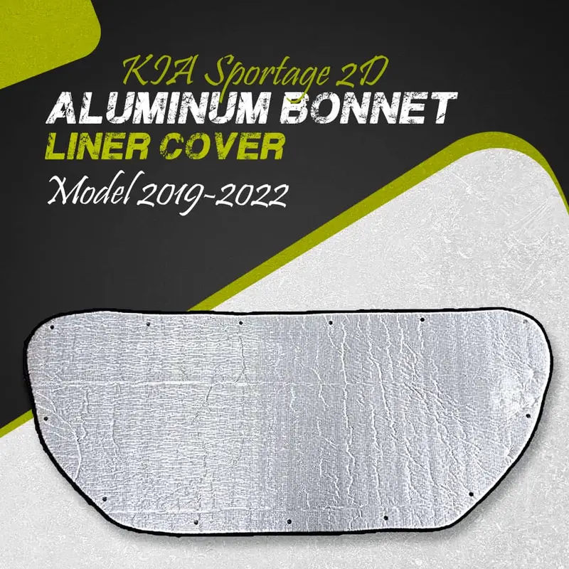 Aluminum Hood Liner Protector For Kia Sportage – 2019–2024 Bonnet Garnish 1