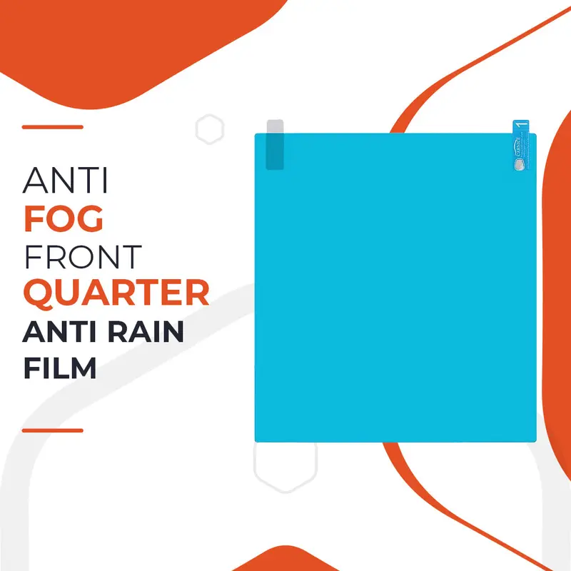Anti-Fog & Rain-Repellent Film For Front Quarter Windows 1