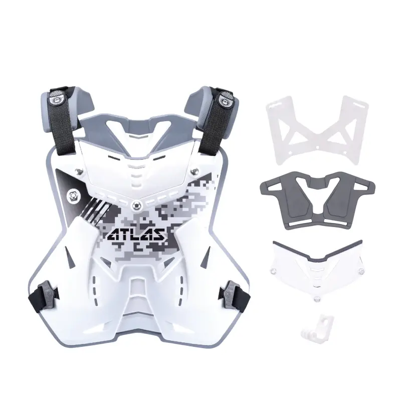 Atlas Defender Cpc-00-010 Adult Ce Stoneshield Chest Protector With Arctic Digital Design And Velcro Closure 1