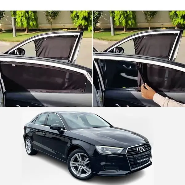 Audi A3 Precision-Fit Retractable Sun Shades 1