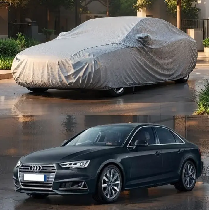 Audi A4 Maximus Non-Woven Car Cover (2016–2021) – Strap-Free & Weather-Sealed 1