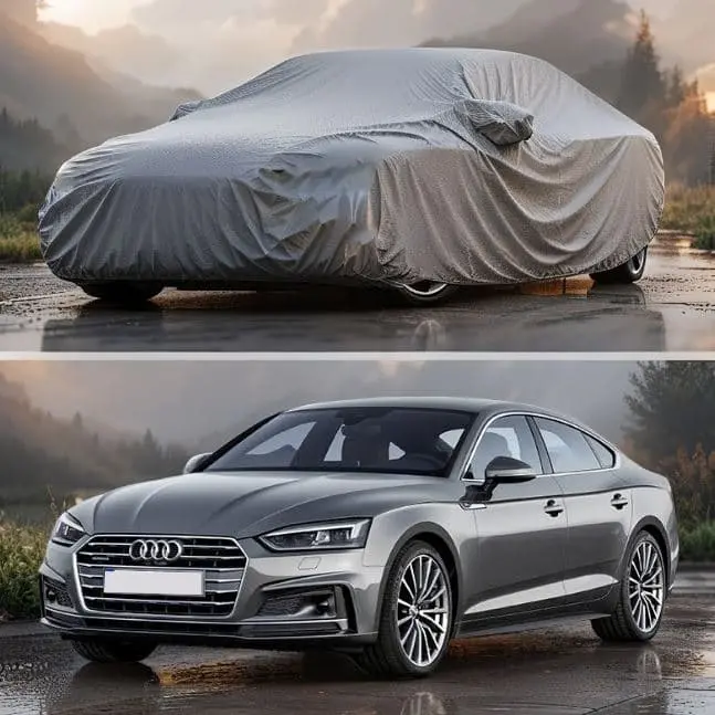 Audi A5 Maximus Non-Woven Top Cover (2017–2021) – Strapless & Scratch-Resistant 1