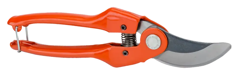 Bahco Bypass Secateurs – Stamped Steel Handle, Straight Cutting Blade 1