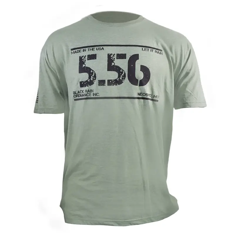 Black Rain Ordnance 5.56 Cartridge Logo Unisex Cotton T-Shirt – Tactical-Inspired Casual Wear 1