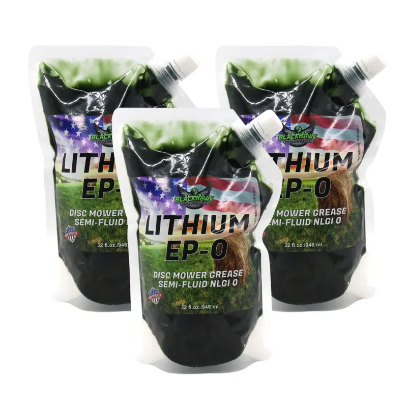 Blackhawk Performance Ep0 Lithium Grease – 32 Oz Ez-Squeeze Pouch (3-Pack) For Heavy-Duty Equipment 1