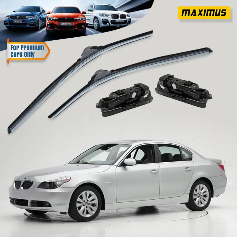 Bmw 5-Series (2010–2017) Silicone Wiper Blades – High-Efficiency All-Weather Wiping 1