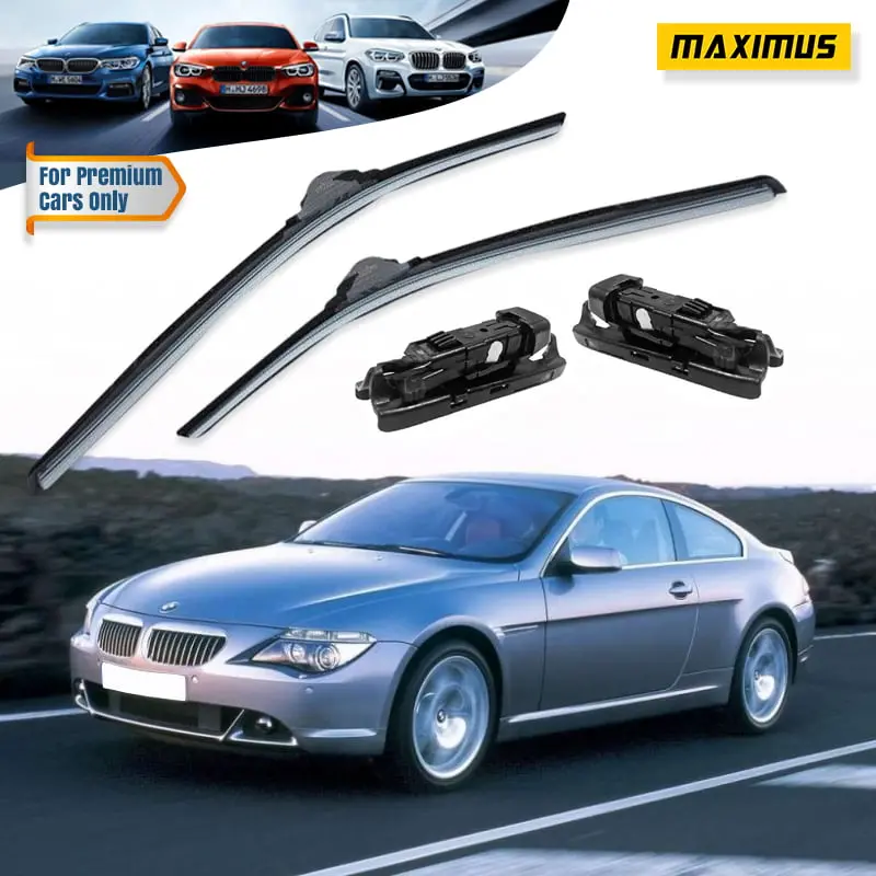 Bmw 6-Series Gt/Mt (2004–2010) Silicone Wiper Blades – Optimized For Curved Windshields 1