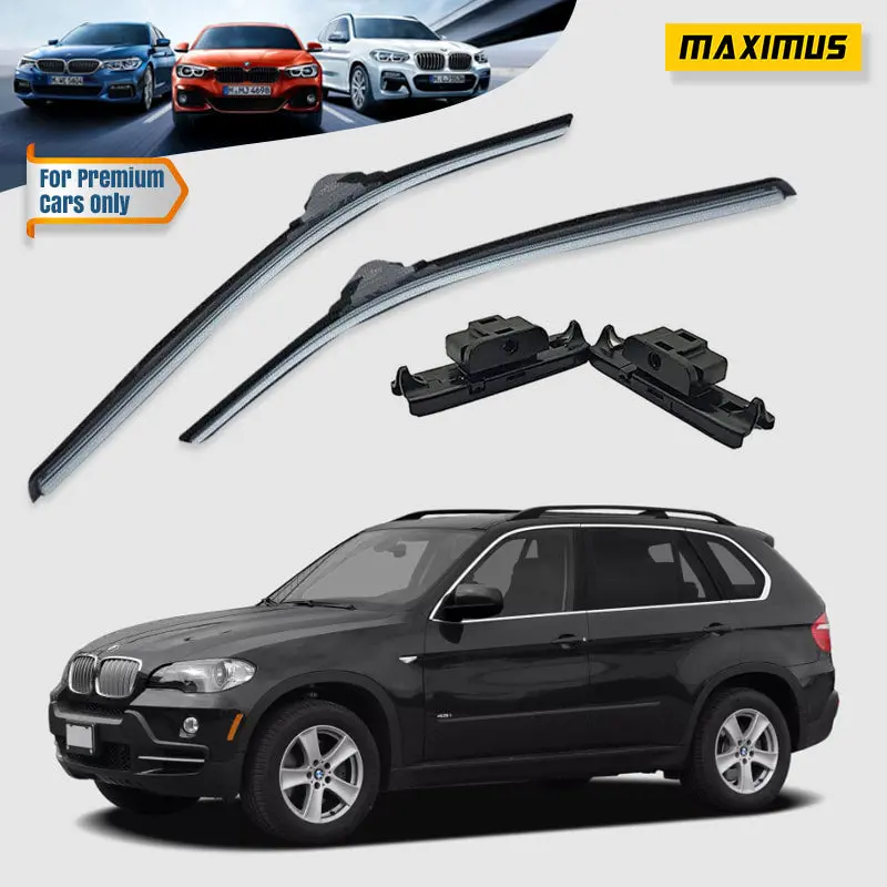 Bmw X5 (2007–2011) Silicone Wiper Blades – Robust Construction For Suv Windshield Contours 1