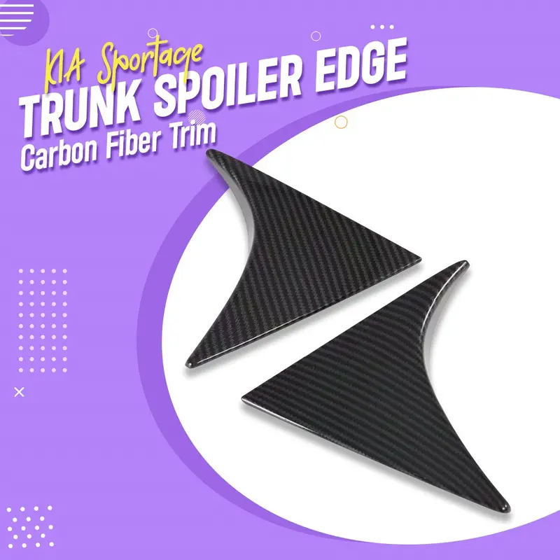 Carbon-Fiber Trunk Spoiler Accent For Kia Sportage (2019–2024) 1