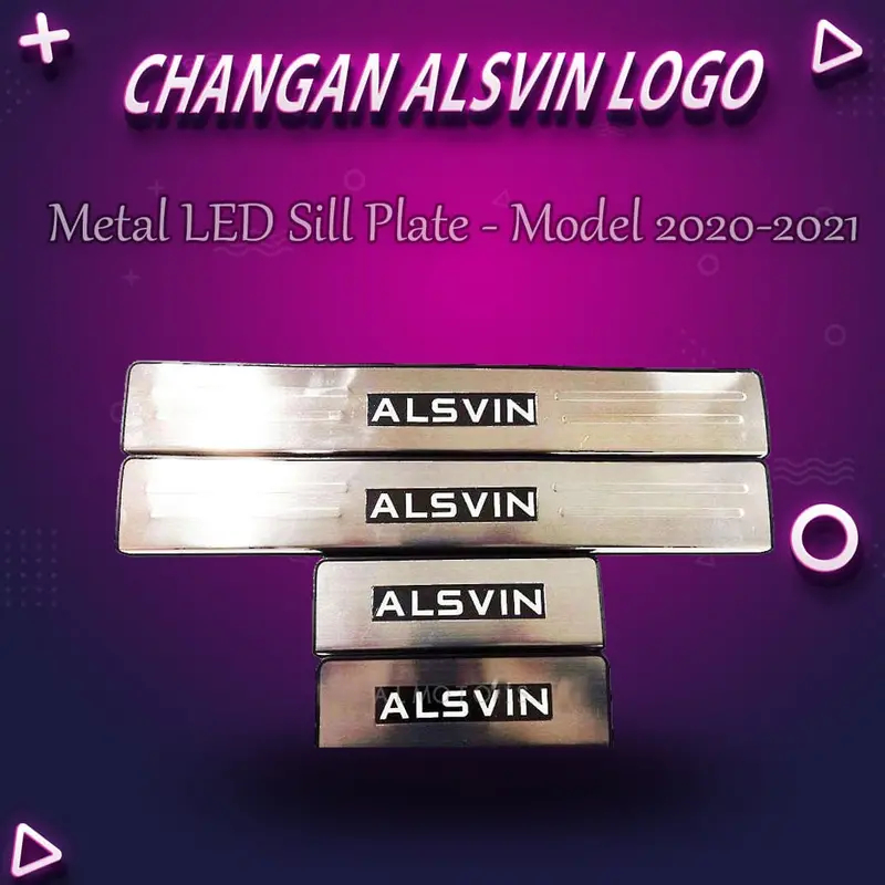 Changan Alsvin Led Door Sill Plates – Metallic Illuminated Trim (2020–2024) 1