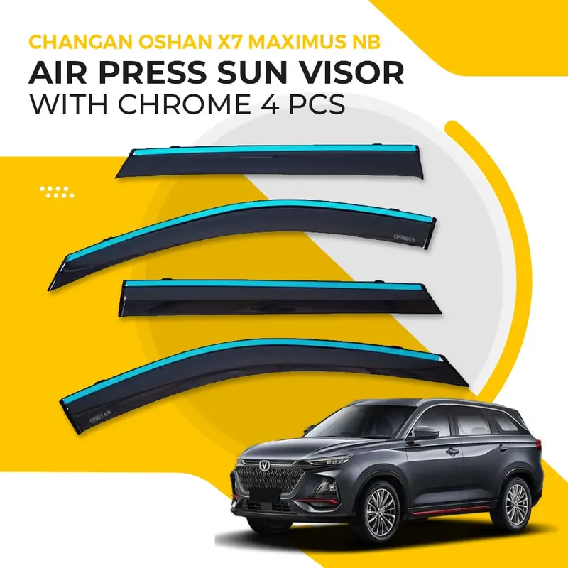 Changan Oshan X7 Nb Air-Press Sun Visor With Chrome Trim – Adjustable & Compact Design 1