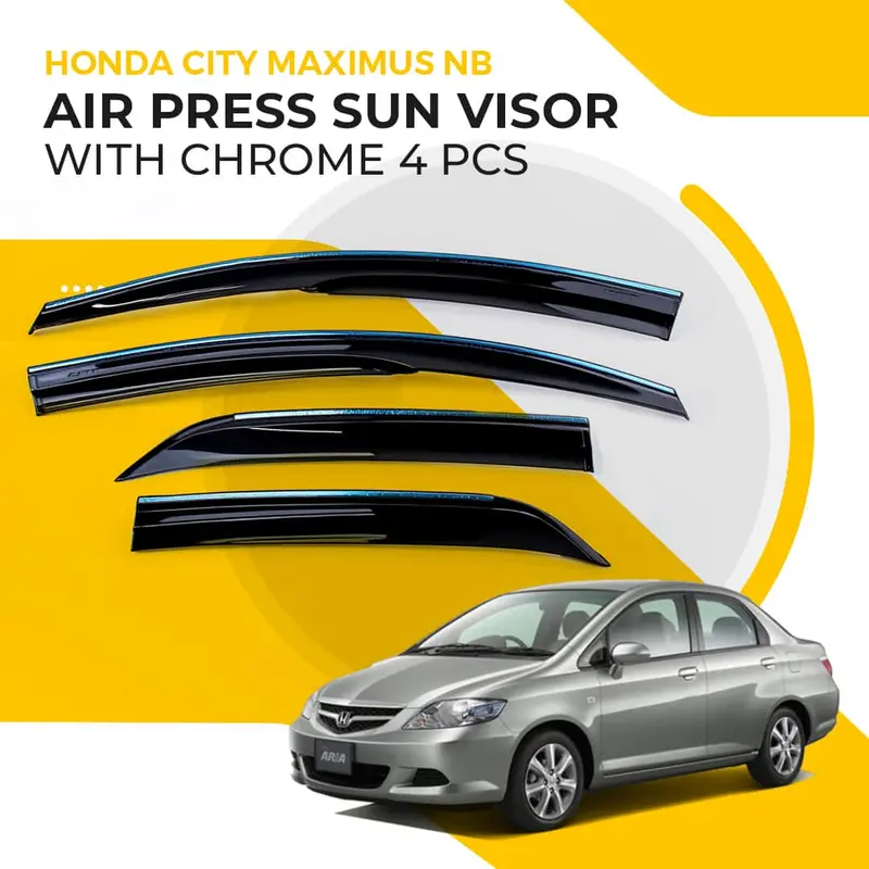 Chrome-Accented Sun Visors For Honda City Nb Generation (2003–2006) 1