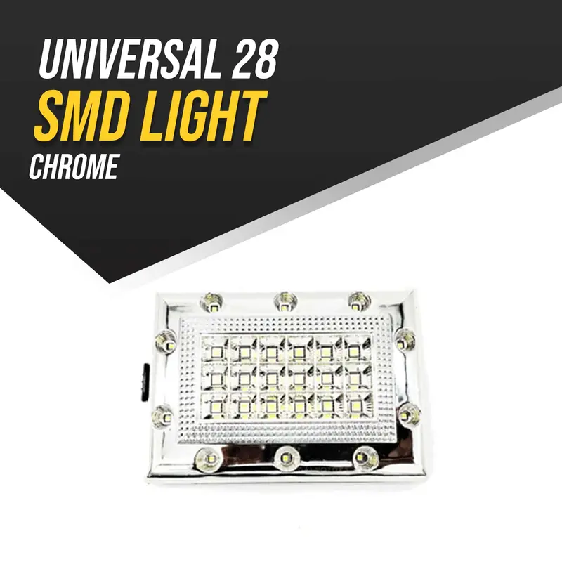 Chrome-Finished Universal 28-Smd Led Light Strip For Accent Illumination 1