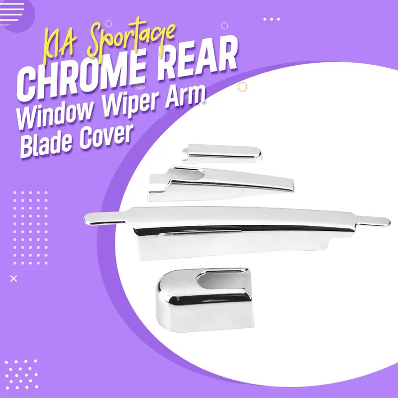 Chrome Rear Window Wiper Arm Cover For Kia Sportage – 2019–2021 1