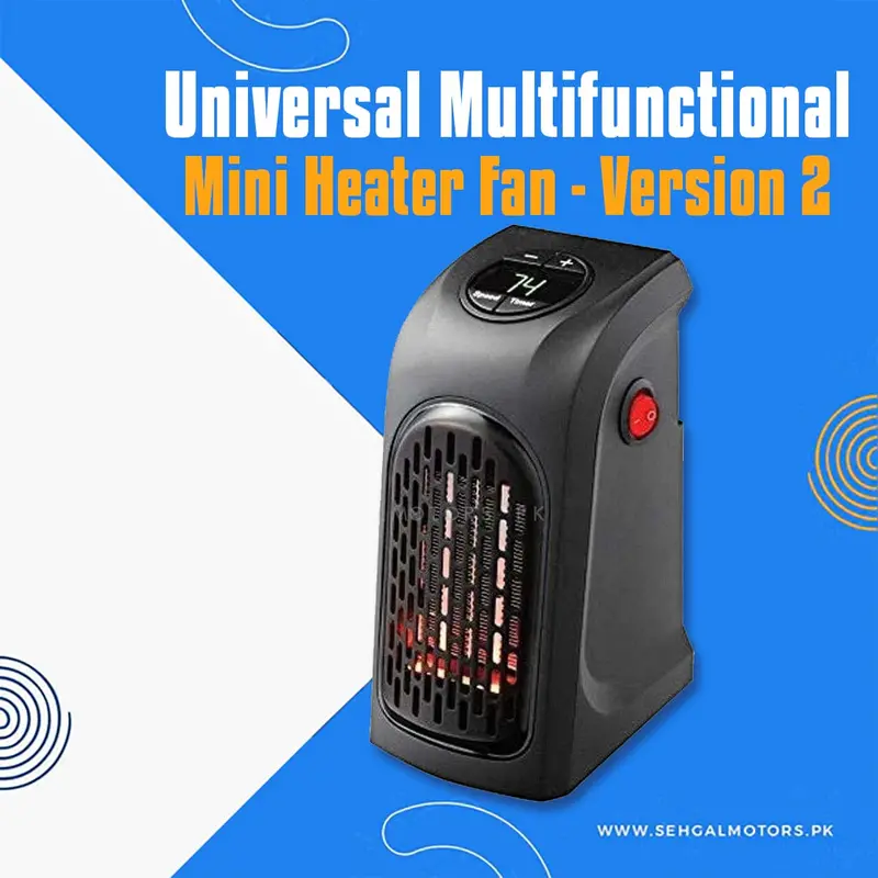 Compact 12V Mini Heater Fan – Universal Portable Car Heating Device (V2) 1