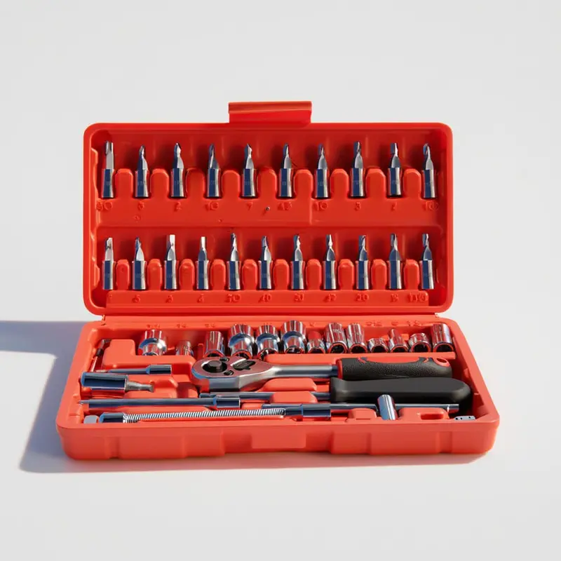 Compact Socket Wrench Set (V1) – Ratchet Spanner Toolkit For Automotive Repairs 2
