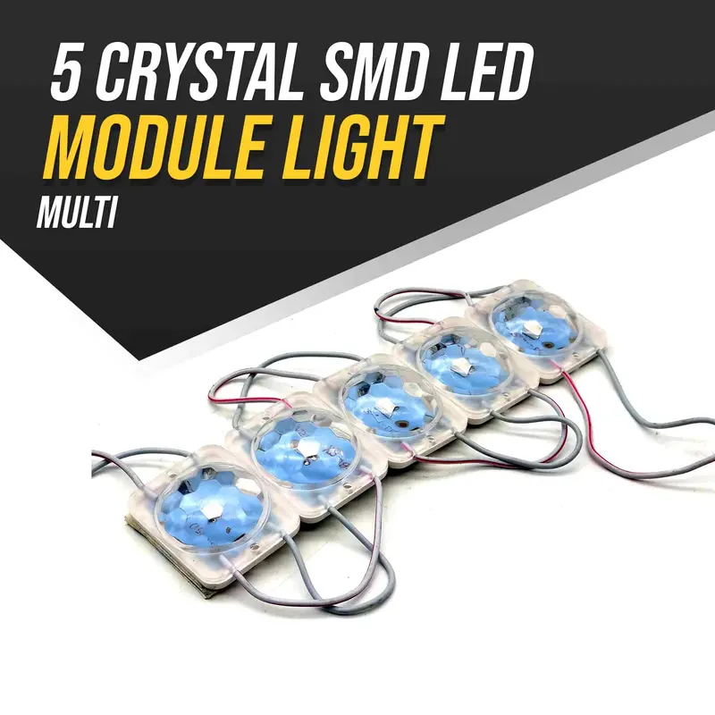 Crystal-Finish 5-Smd Multi-Color Led Module 1