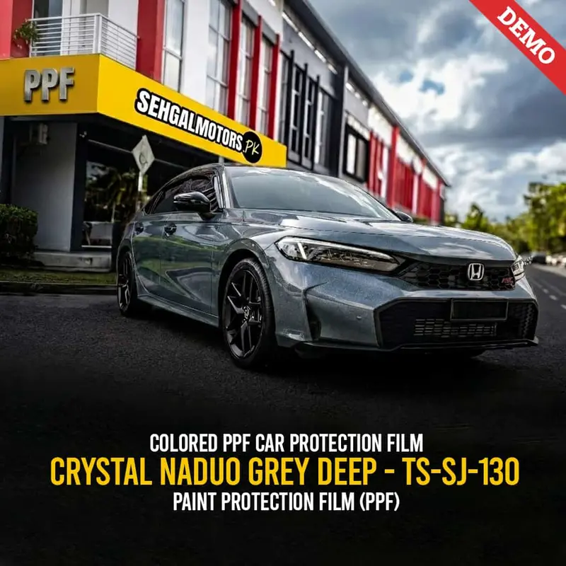 Crystal Naduo Grey Deep Colored Ppf – Ts-Sj-130 Automotive Paint Protection Film 1