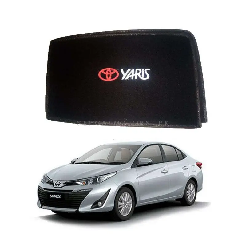 Custom-Fit Foldable Sunshade With Toyota Yaris Logo (2020–2024) 1