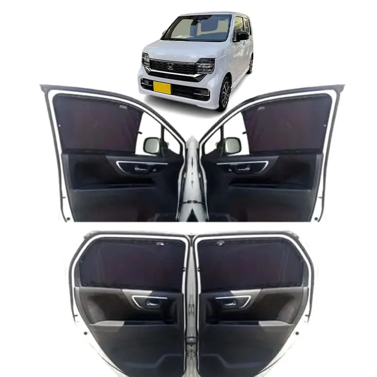 Custom-Fit Retractable Sun Curtains For 2021–2025 Honda N-Wgn 1