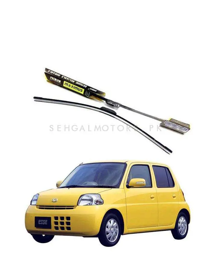 Daihatsu Esse Maximus Silicone Wiper Blades (2005–2011) – Low-Noise, High-Grip Performance 1