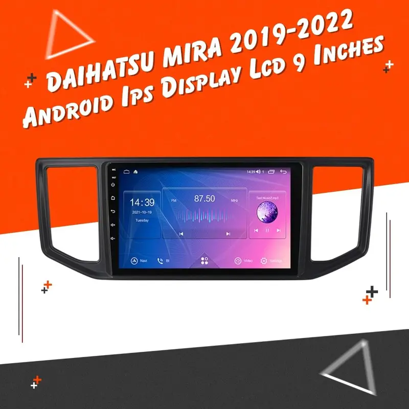Daihatsu Mira Android Lcd Display – 10-Inch Black Screen (2019–2024) 1