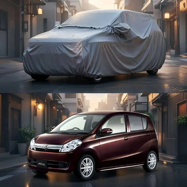 Daihatsu Mira Custom Maximus Non-Woven Car Top Cover (2006–2011) – Tailored Fit Design 1