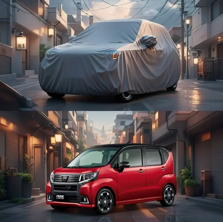 Daihatsu Move Custom Maximus Non-Woven Car Top Cover (2014–2018) – Precision-Fit Protection 1