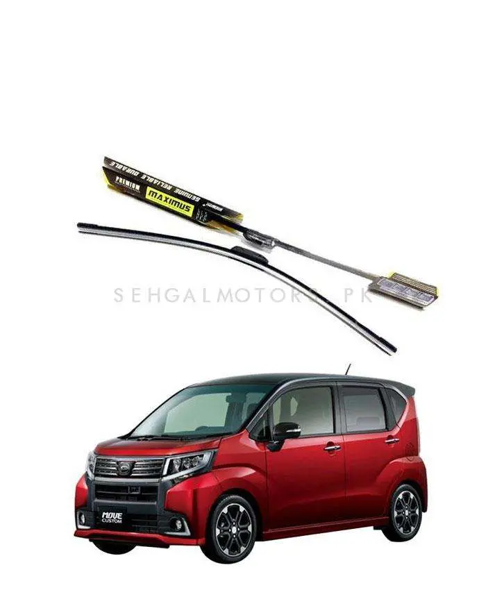 Daihatsu Move Maximus Silicone Wiper Blades (2014–2018) – Quiet, Smear-Free Wiping 1