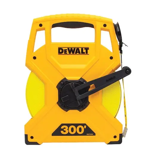 Dewalt 100 M (300 Ft) Fiberglass Measuring Tape – Extended Length 1