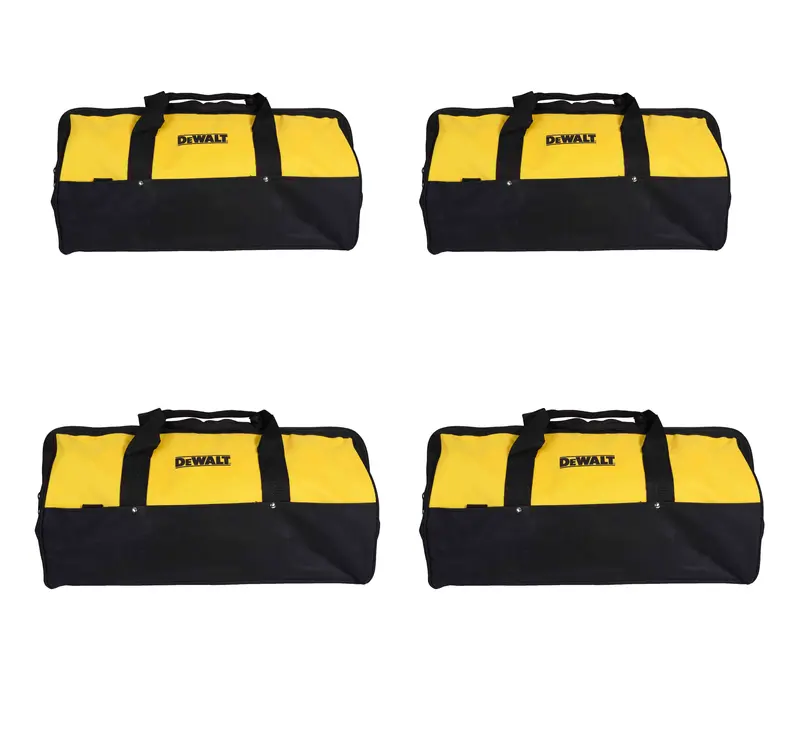 Dewalt 24" Ballistic Nylon Contractor Tool Bag – 4-Pack Durable Storage Solution 1