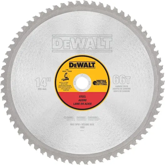 Dewalt 355Mm Cold-Cut Metal Saw Blade – 60T (25.4Mm Arbor) – Dwa7747 1