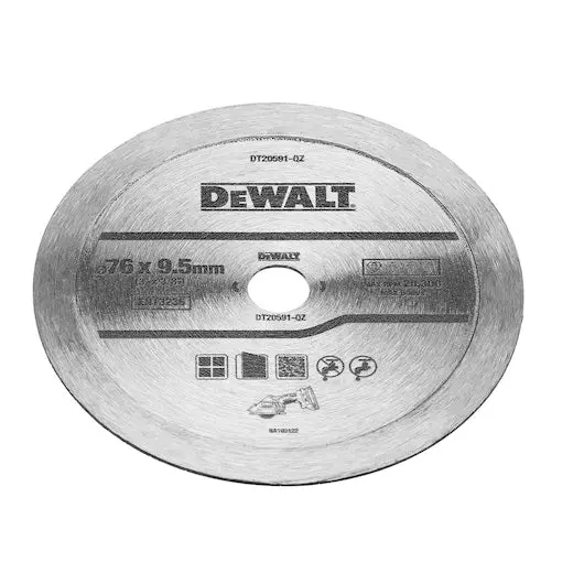 Dewalt 75Mm Continuous Rim Diamond Tile Cutting Wheel – Dt20591-Qz 1