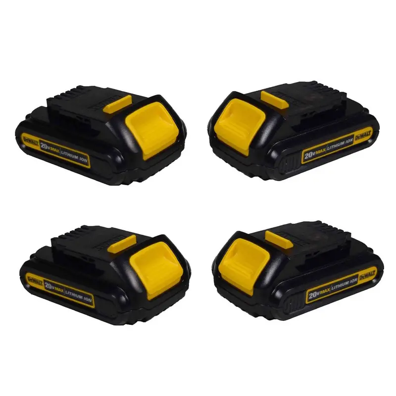 Dewalt Dcb201 20V Max 1.5Ah Compact Battery – 4-Pack Bundle 1